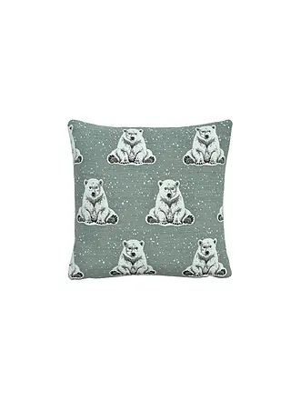 SANDER | Housse de coussin de Noël 35x50cm BOREAS Blue Fox | 